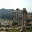 Le forum de Rome, vue partielle