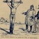 Jeune homme attaché à un poteau en croix, à (…)