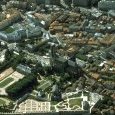Vue aérienne du quartier de la cathédrale