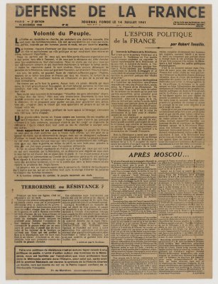Défense de la France n° 42 15/12/1943