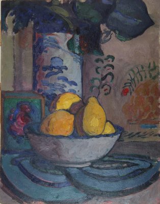 Charles BICHET (1863-1929), Nature morte aux citrons, vers 1913 ?