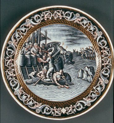 Pierre Reymond, Assiette : Les membres de son fils rapportés à Aétès, 1567-1568