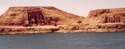 Abou-Simbel, Haute-Egypte à 280 km au sud d'Assouan.