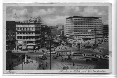 Potsdammer Platz années 30, vue prise de l'autre côté de la place.