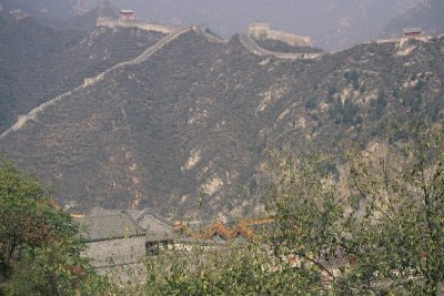 La grande muraille à Bada ling, 70 km au NO de Pékin