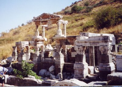 Les restes d'un temple