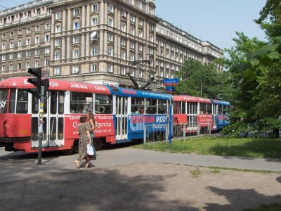 Tram à Varsovie