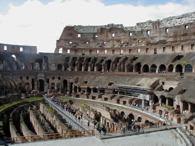 Vue intérieure du Colisée