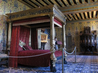 Les appartements royaux : la chambre du roi