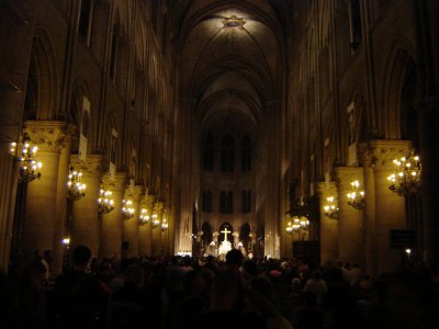 Notre Dame, vue intérieure